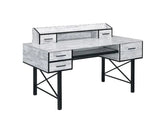 Safea Antique White & Black Finish Desk Model 92802 By ACME Furniture